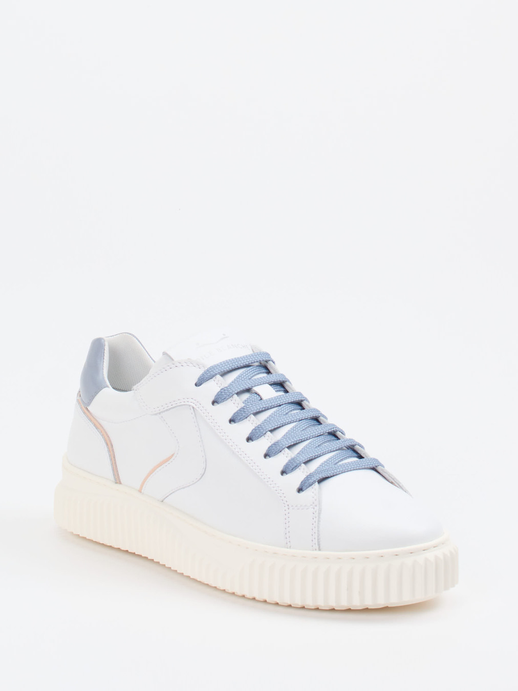 Voile Blanche – Sneaker aus Lammleder in Weiß