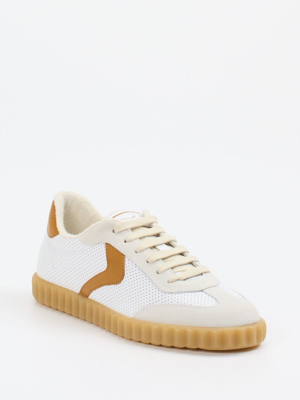 Voile Blanche – Retro-Sneaker aus Kalbleder weiß
