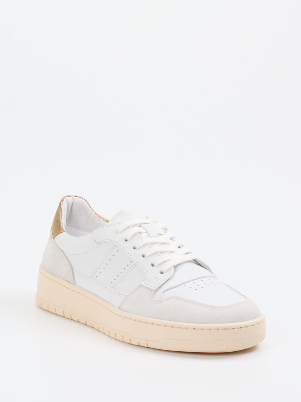 Konstantin Starke – Sneaker aus Kalbleder in Weiß