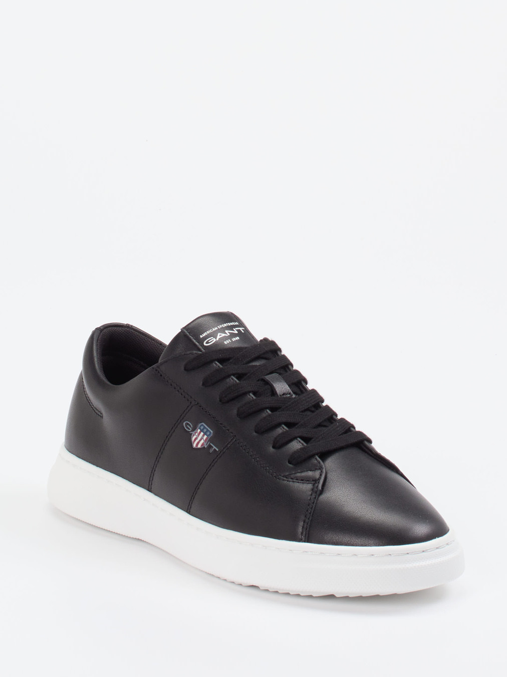 Gant – Sneaker aus Kalbleder schwarz