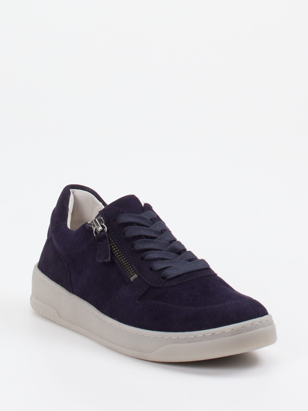 Gabor – Sneaker aus Kalbleder in Dunkelblau