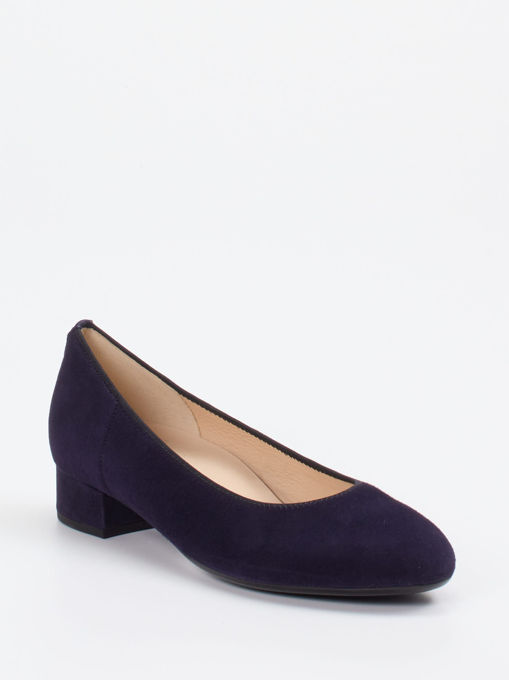 Gabor – Pumps aus Veloursleder in Dunkelviolett