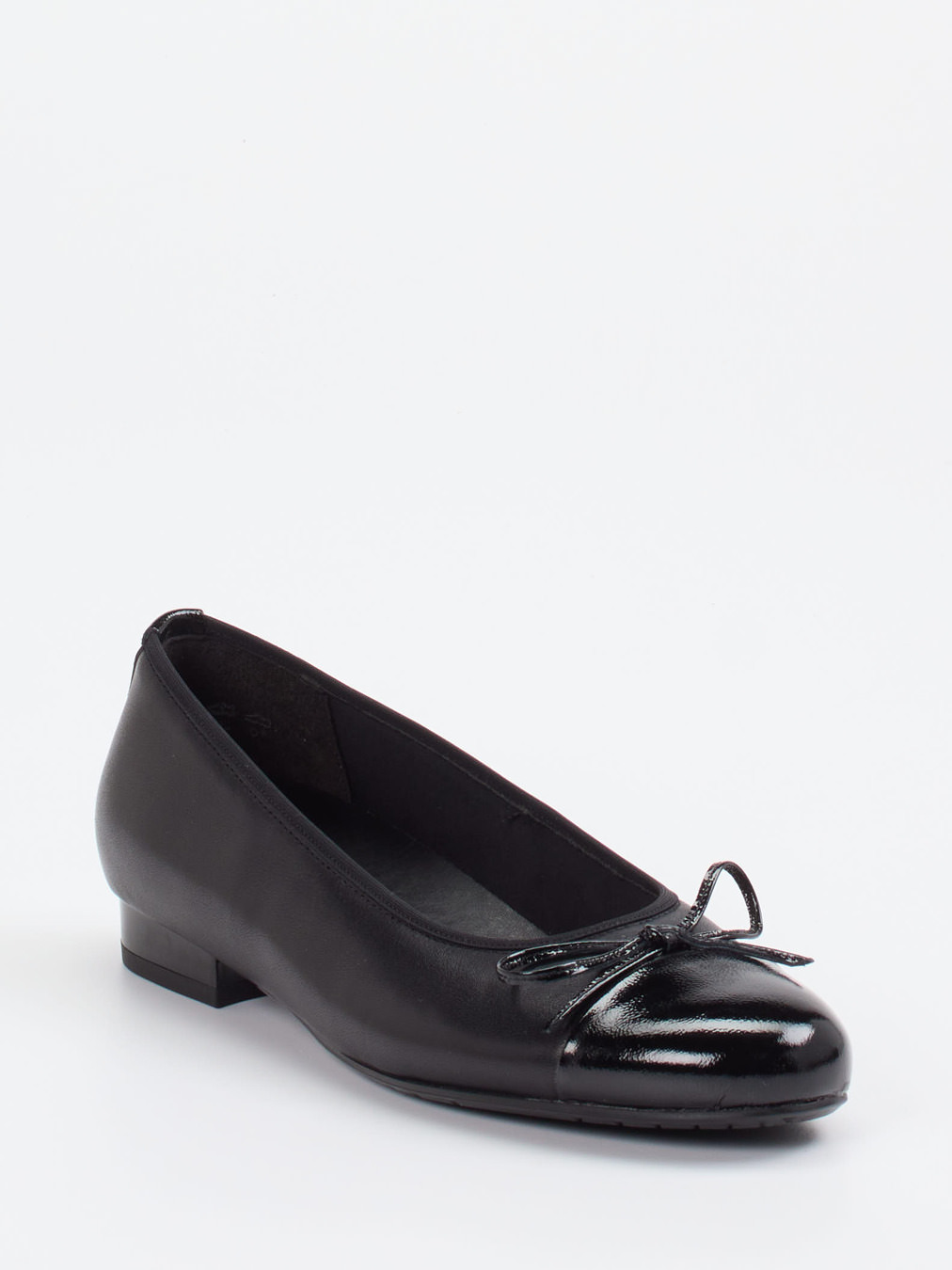 Semler – Ballerinas aus Kalbleder mit Lackkappe