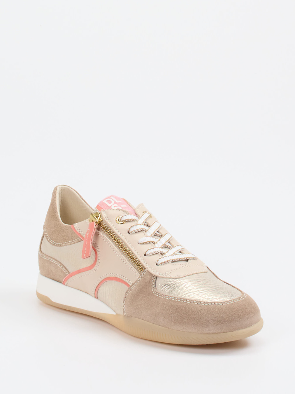 DL Sport – Sneaker aus Kalbleder mit Metallic-Finish