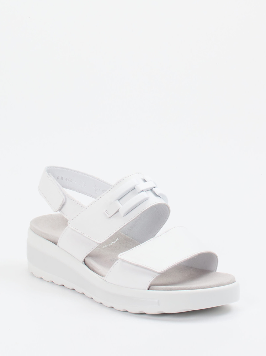 Semler – Sandalette aus Kalbleder in Weiß