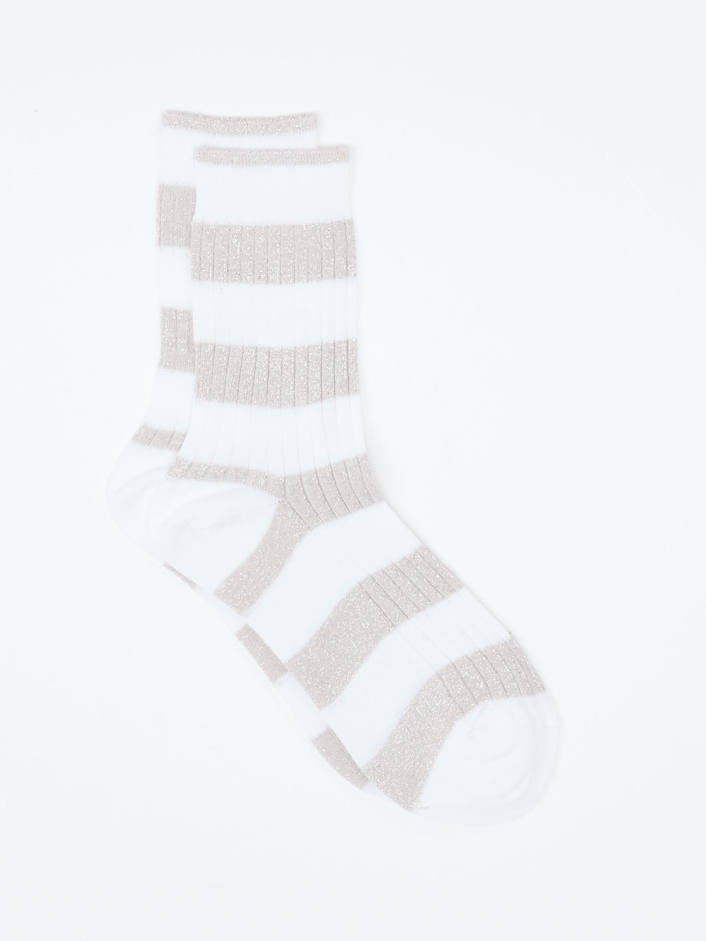Alto Milano – Freizeitsocken aus Textil mit Lurex