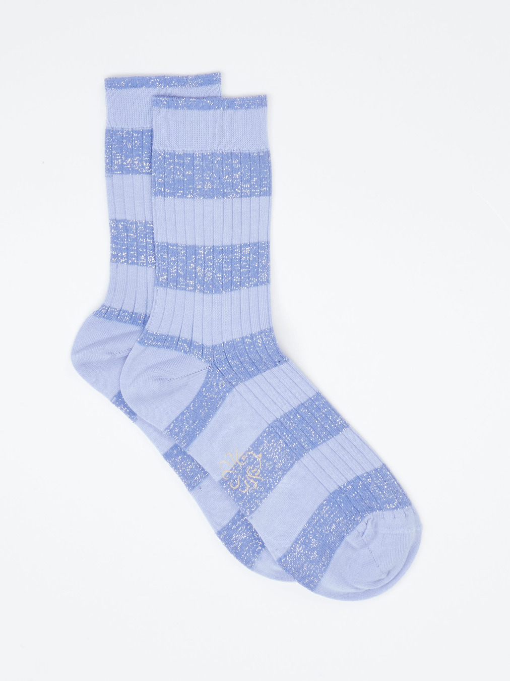 Alto Milano – Damensocken aus Textil mit Glitzereffekt