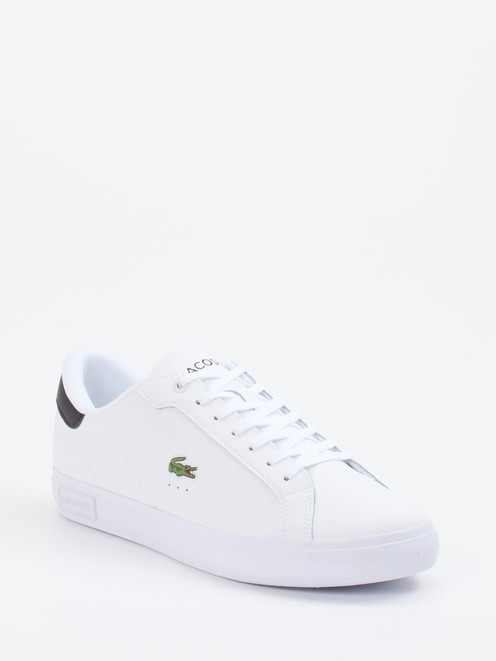 Lacoste – Sneaker aus Glattleder in Weiß