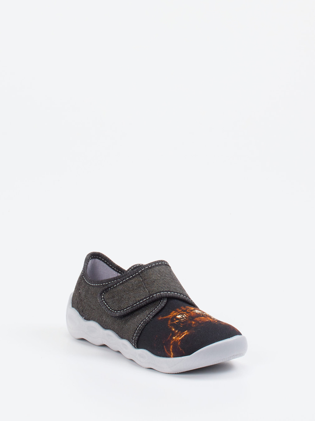 Superfit – Kinder-Hausschuh aus Textil mit Tiger-Motiv