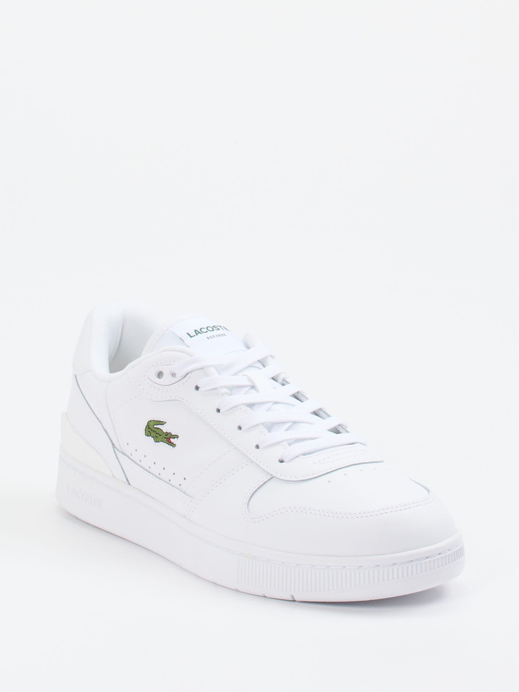 Lacoste – Sneaker aus Leder in Weiß