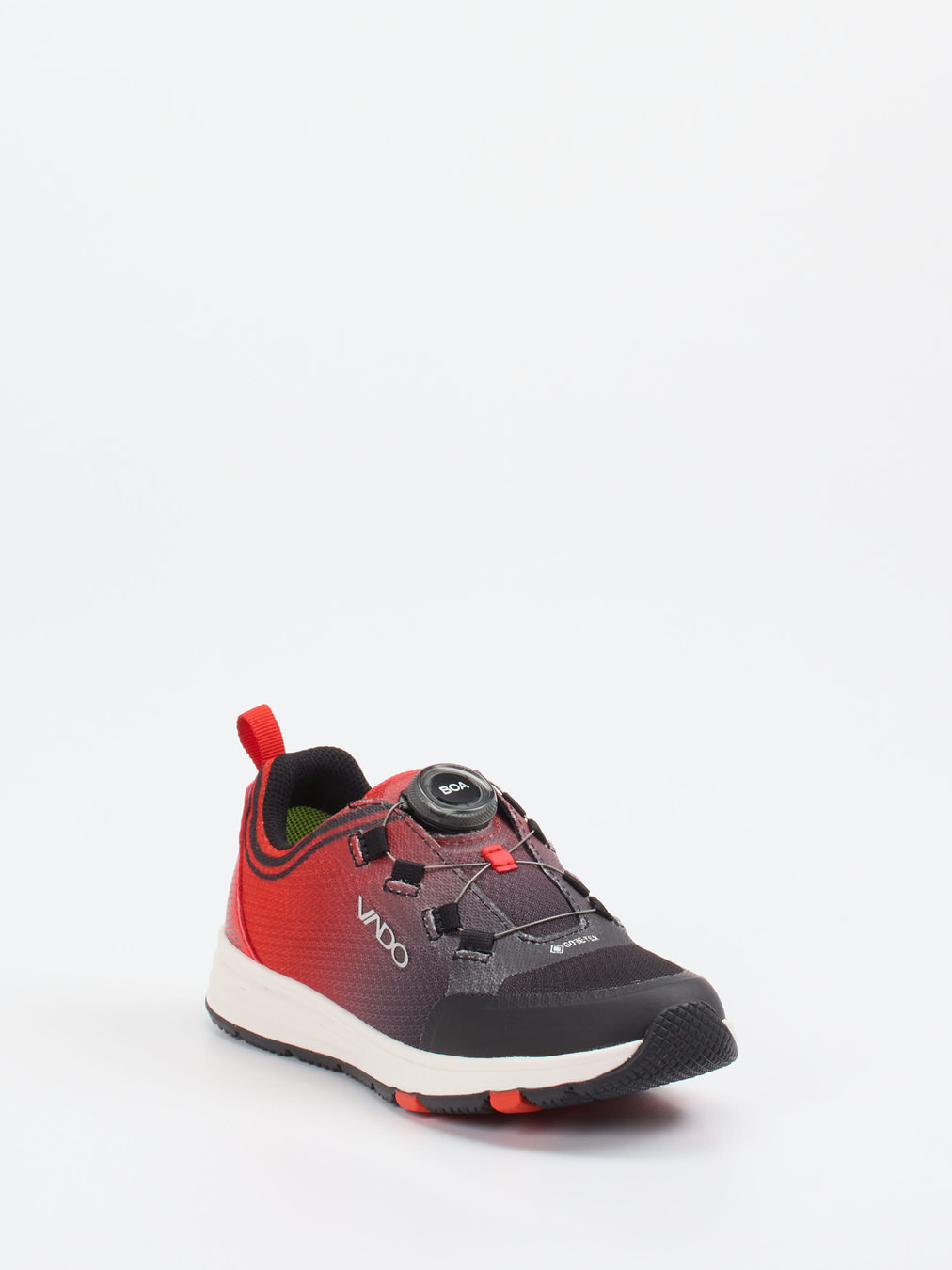 Vado – Outdoor-Sneaker aus Textil in Rot-Schwarz