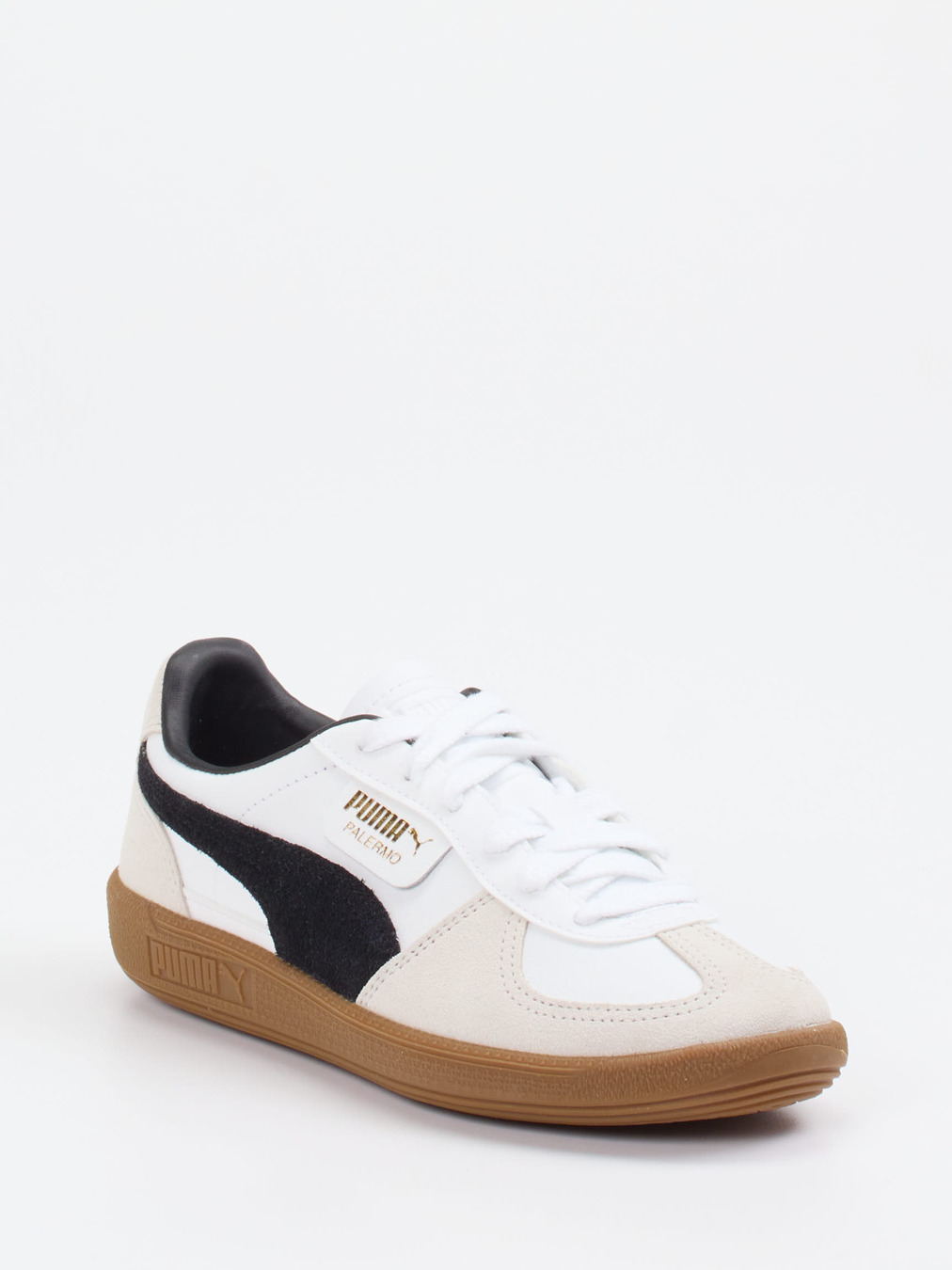 Puma – Retro-Sneaker aus Leder in Weiß