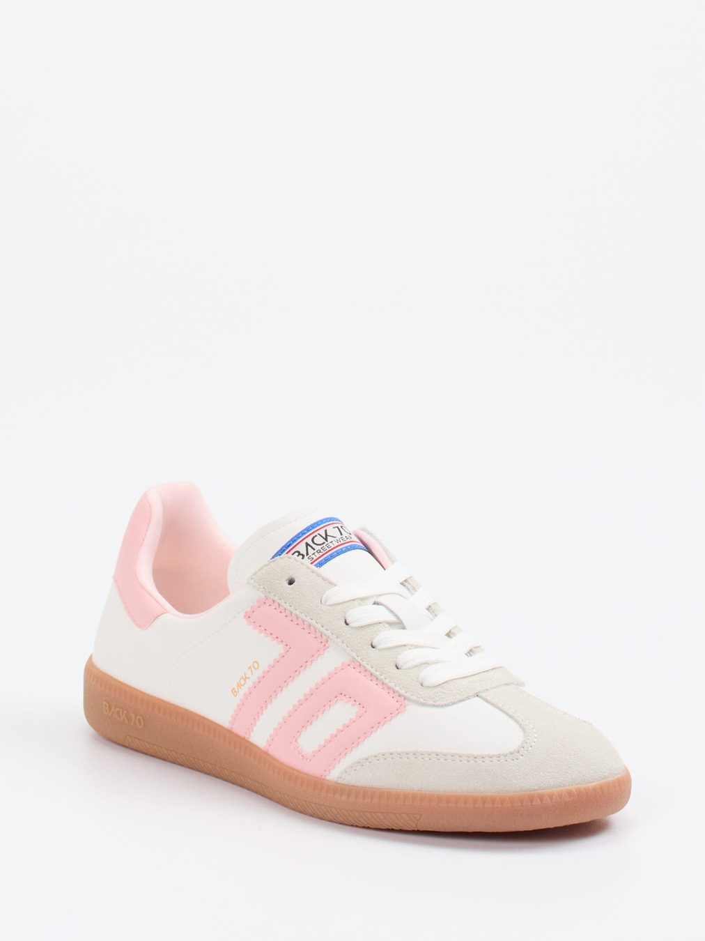 Back 70 – Retro-Sneaker aus Leder in Offwhite