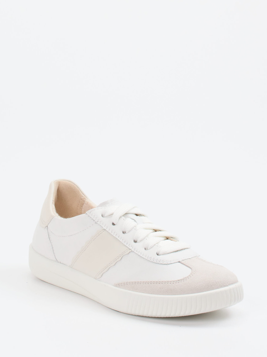 Legero – Sneaker aus Lammleder in Offwhite
