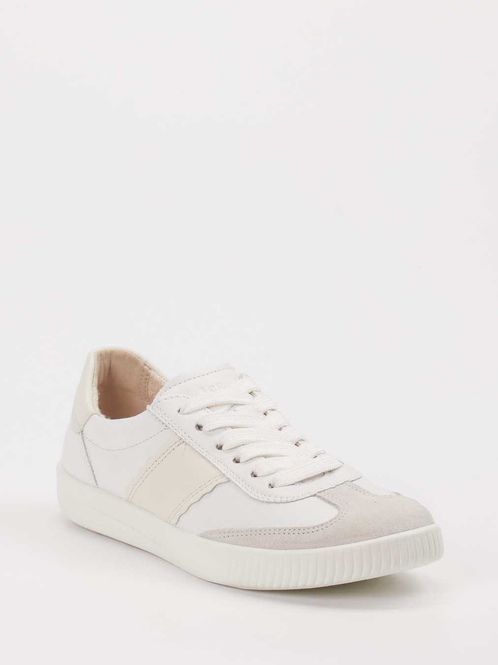 Legero – Sneaker aus Lammleder in Offwhite