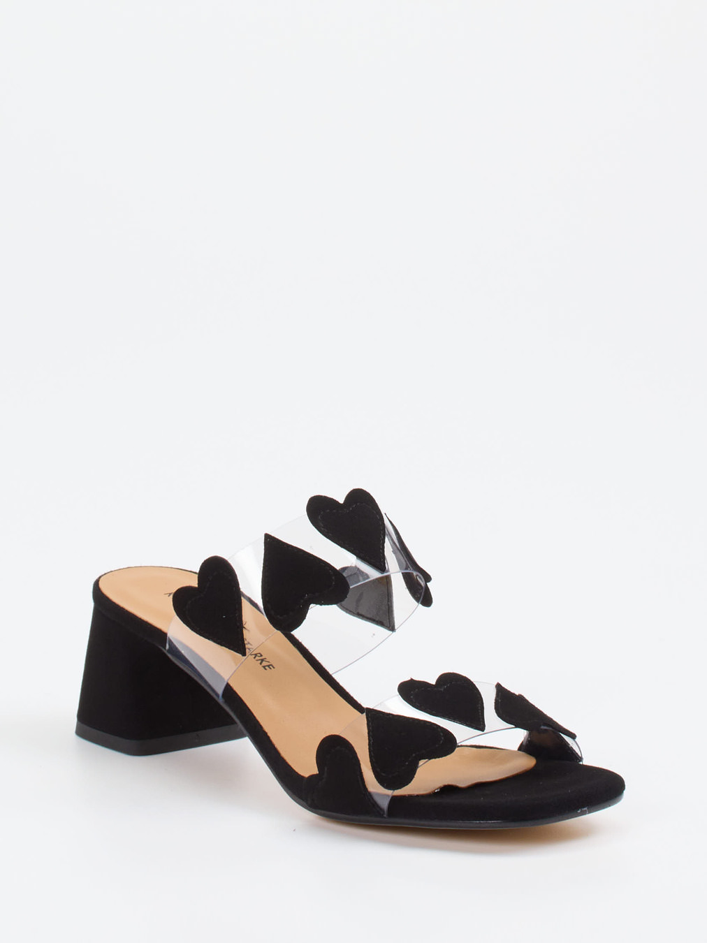 Konstantin Starke – Mules aus Veloursleder Schwarz