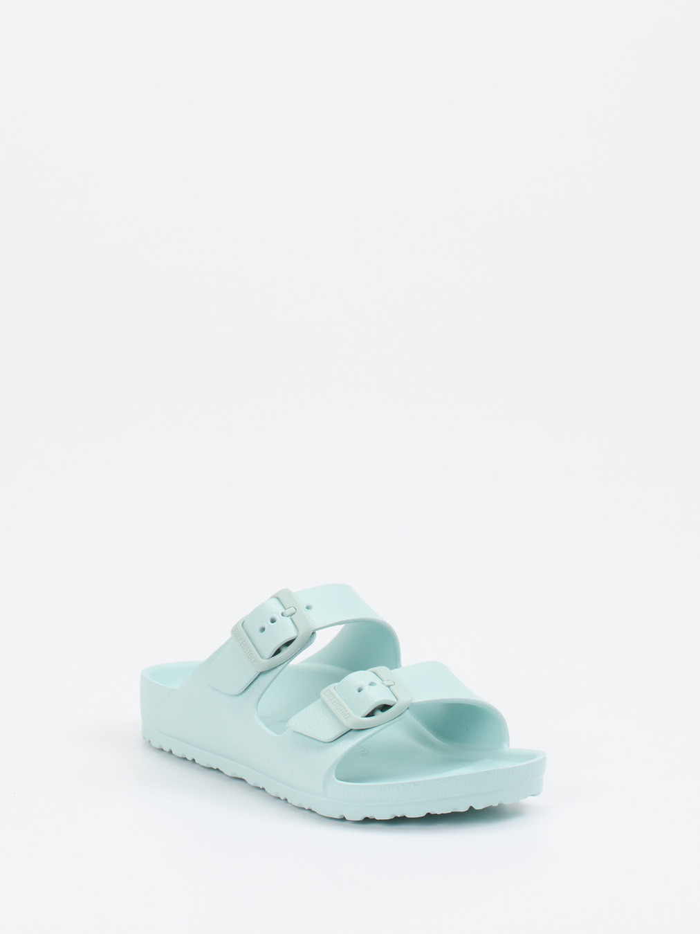 Birkenstock – Zweiriemer-Sandale aus EVA in Pastellmint
