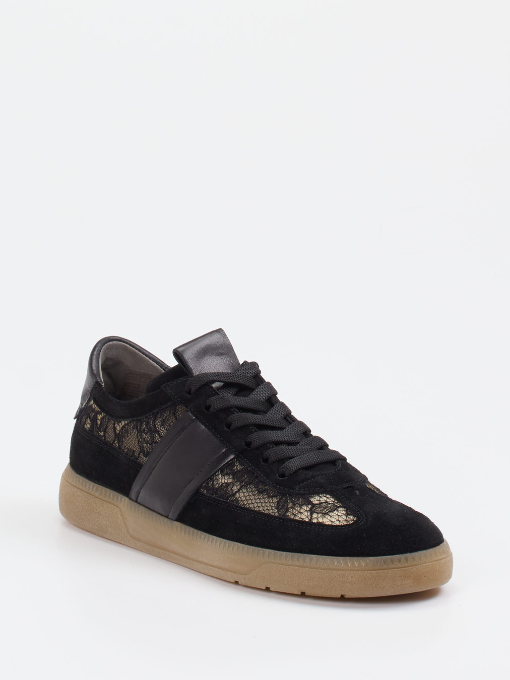 Kennel & Schmenger – Sneaker aus Velour/Textil Schwarz