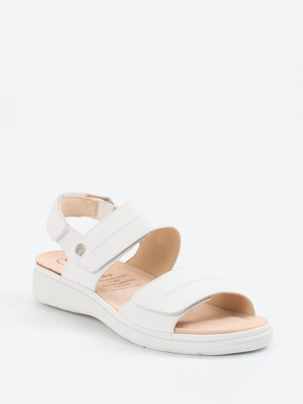 Ganter – Komfortsandalen aus Kalbleder Weiß