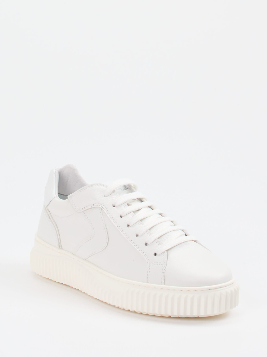 Voile Blanche – Sneaker aus Lammleder Offwhite