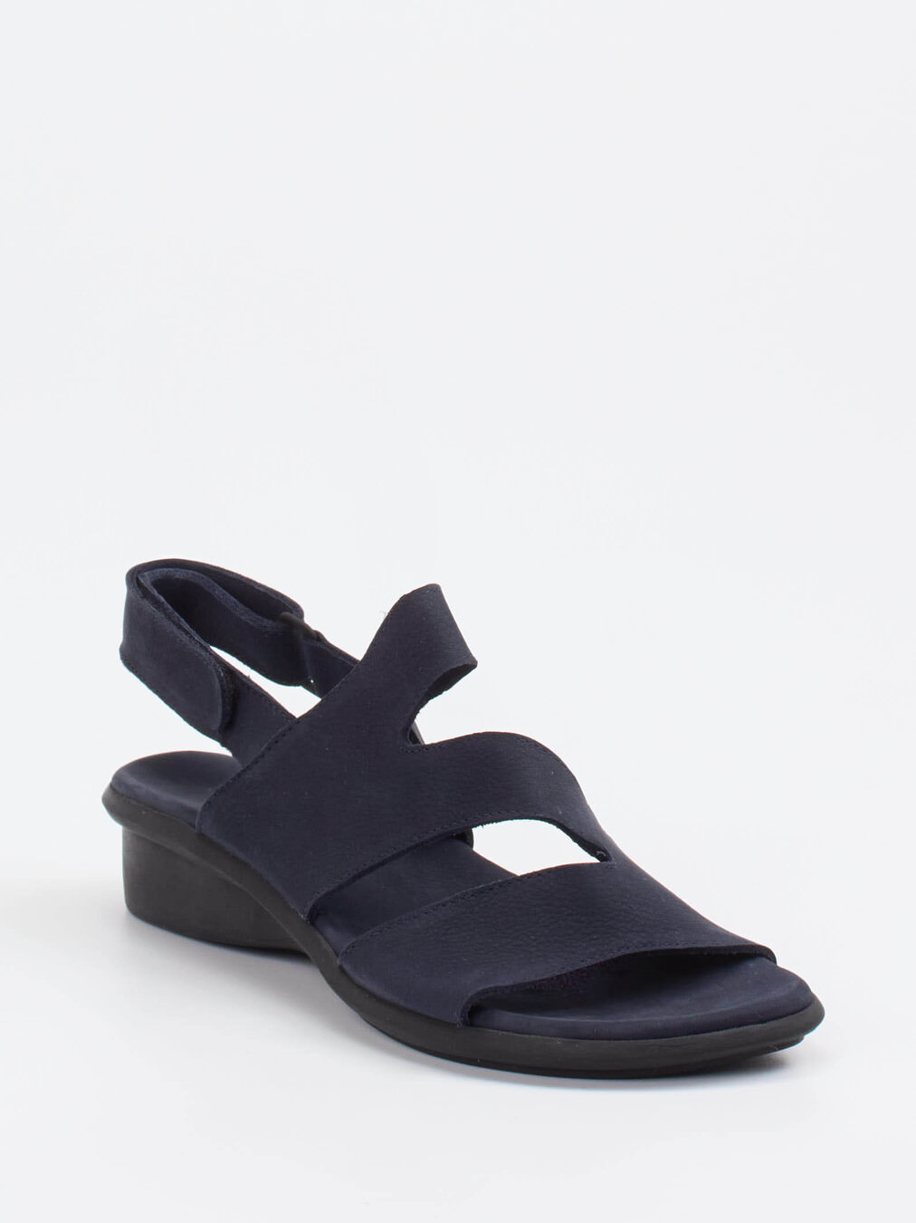 Arche – Komfortsandale aus Nubukleder Dunkelblau