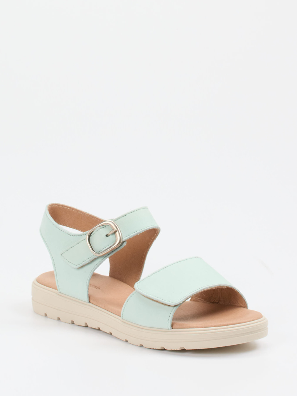 Ralph Harrison Classic – Sandalen aus Nubukleder Pastellgrün