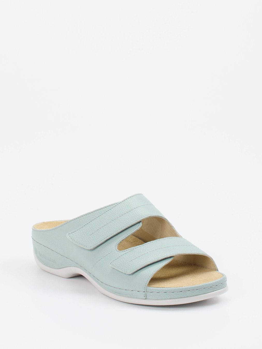 Berkemann – Pantolette aus Kalbleder in Pastellgrün