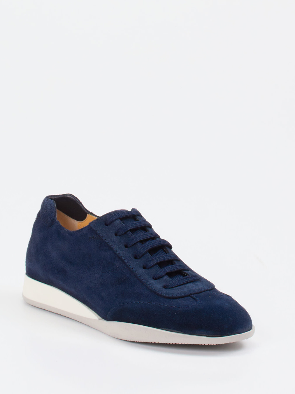 Truman's – Sneaker aus Veloursleder Dunkelblau