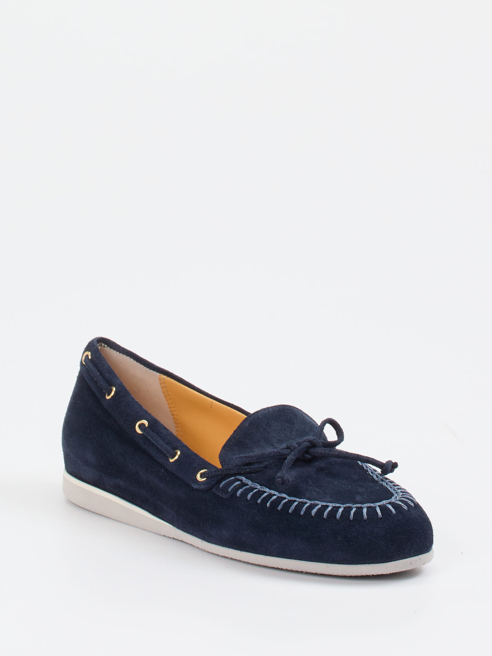 Truman's – Mokassins aus Veloursleder Dunkelblau