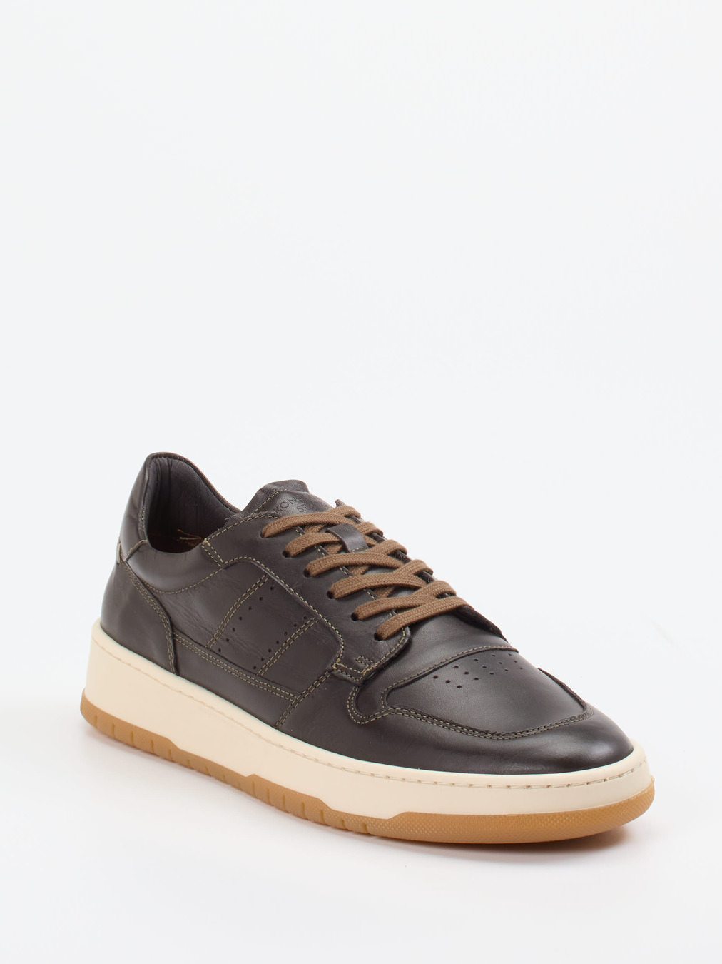 Konstantin Starke – Sneaker aus Kalbleder Dunkelbraun