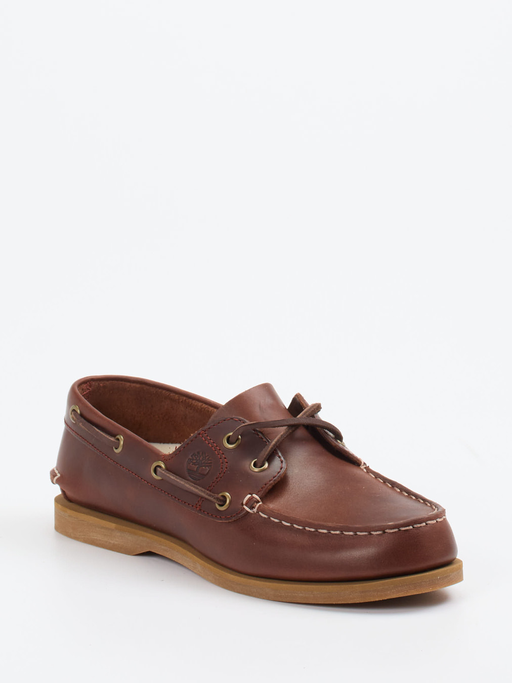 Timberland – Bootsschuh aus Fettleder braun