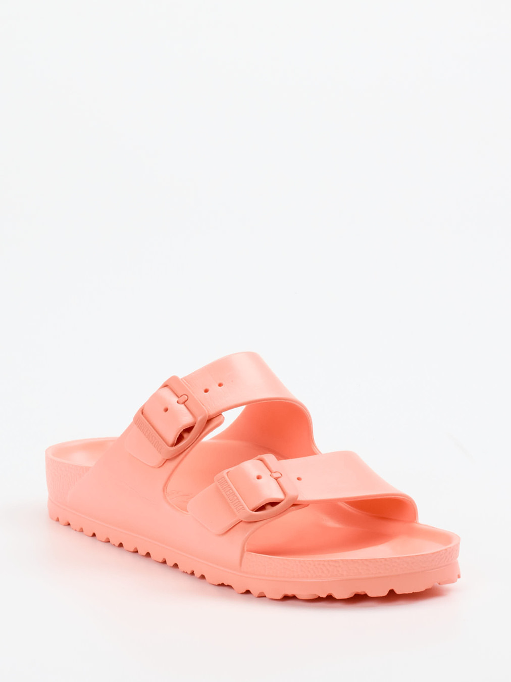 Birkenstock – Zweiriemer-Sandalen aus Synthetik in Koralle