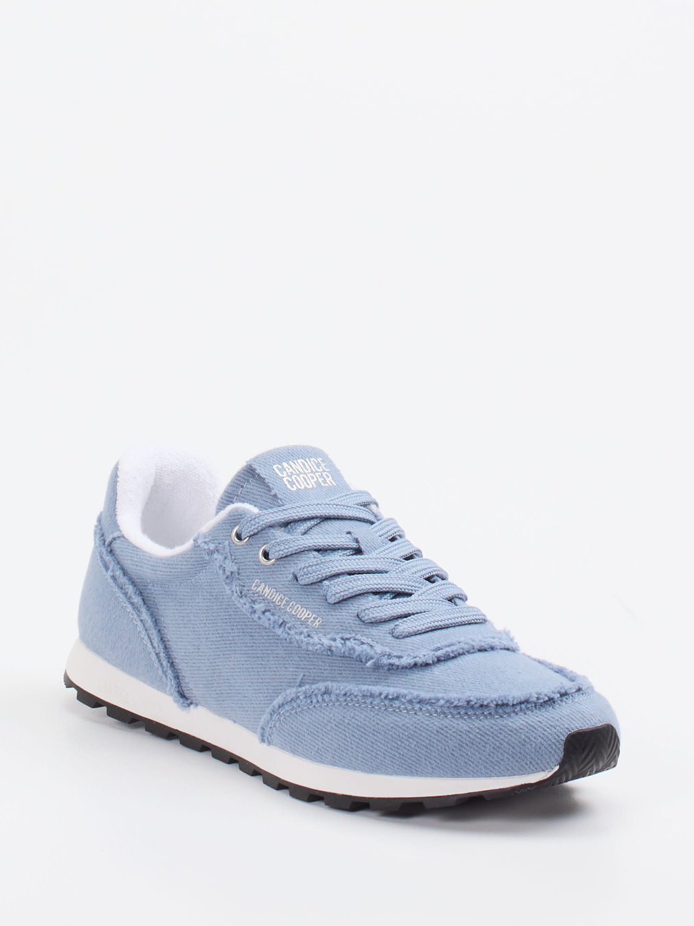 Candice Cooper – Sneaker aus Canvas Hellblau