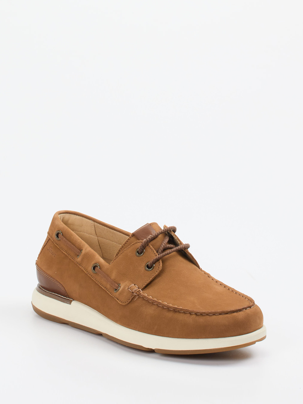 Sioux – Bootsschuh aus Nubukleder cognacbraun