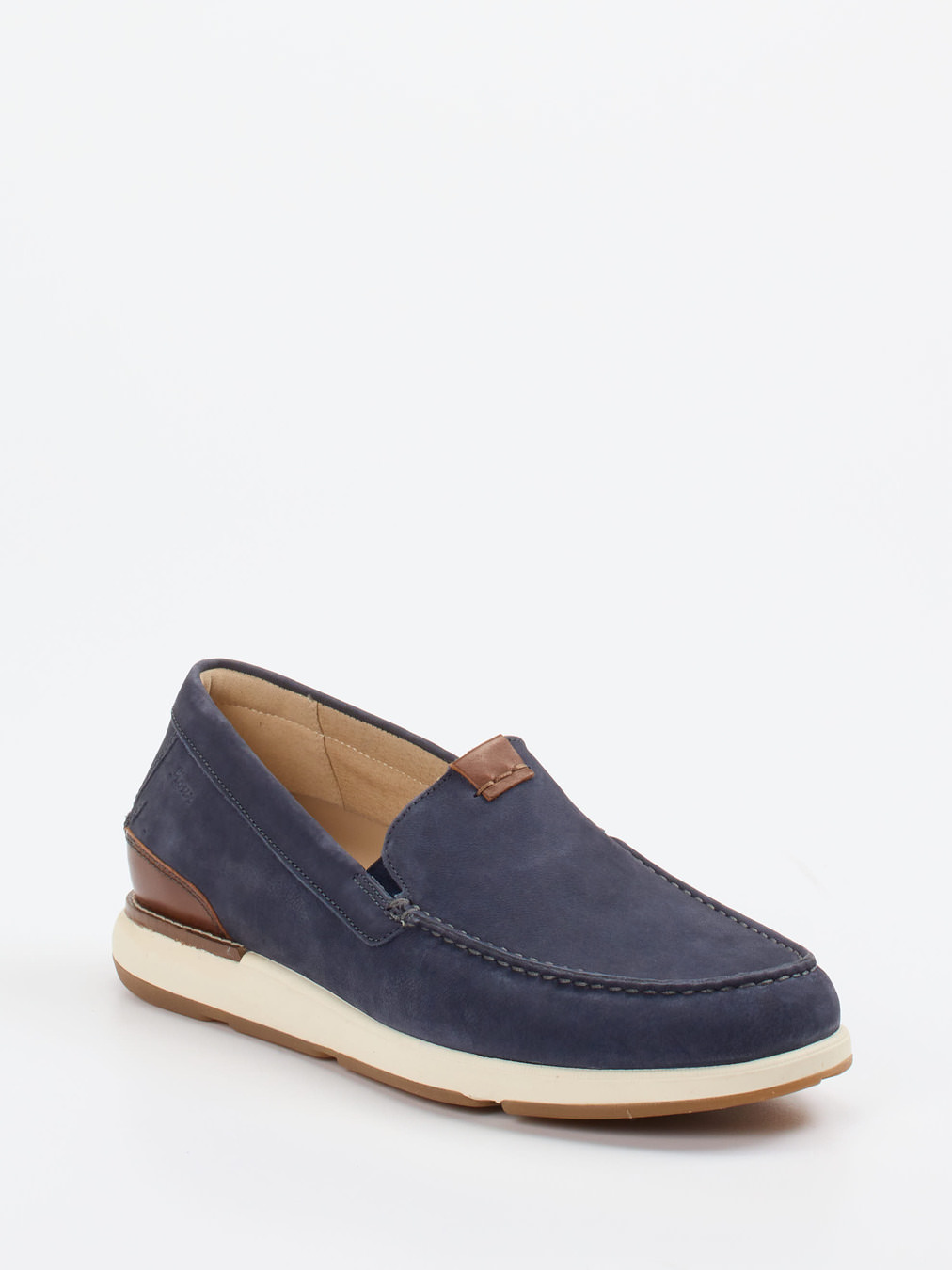 Sioux – Mokassin-Slipper aus Nubukleder dunkelblau