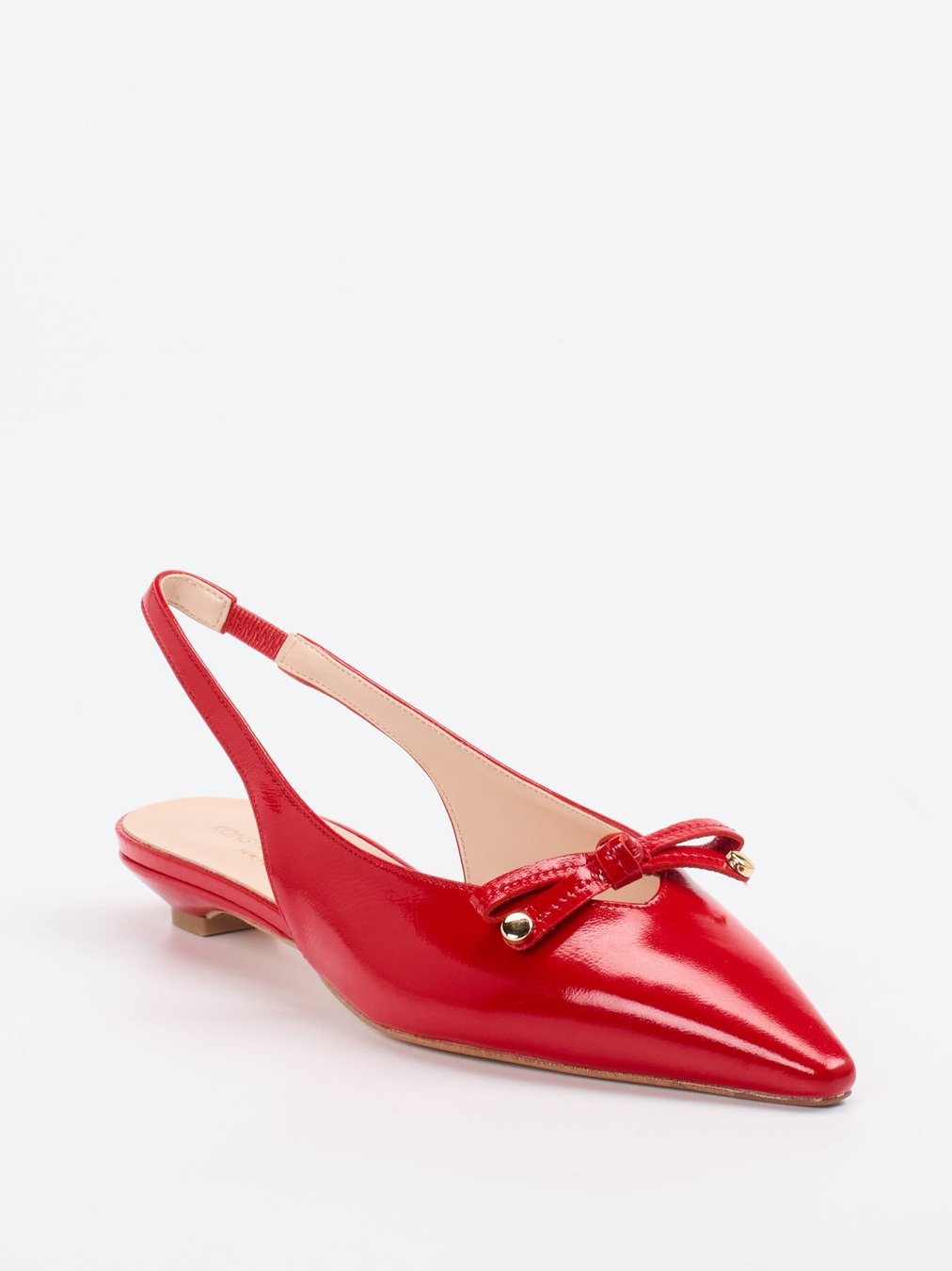 Konstantin Starke – Slingpumps aus Lackleder in Rot