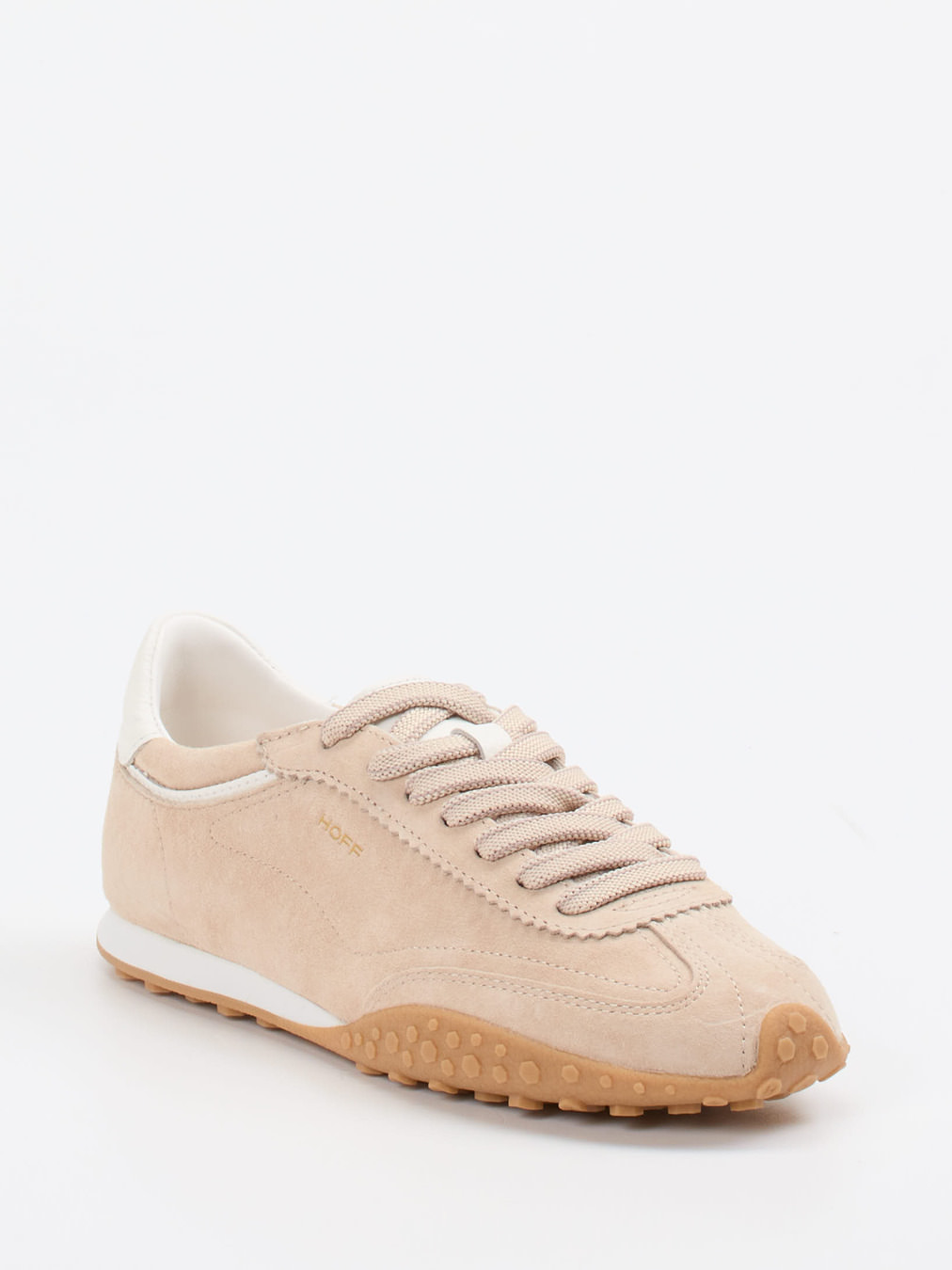THE HOFF BRAND – Sneaker aus Veloursleder Beige