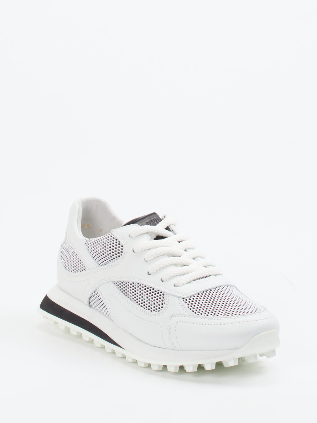 Kennel & Schmenger – Sneaker aus Velour und Textil Weiß