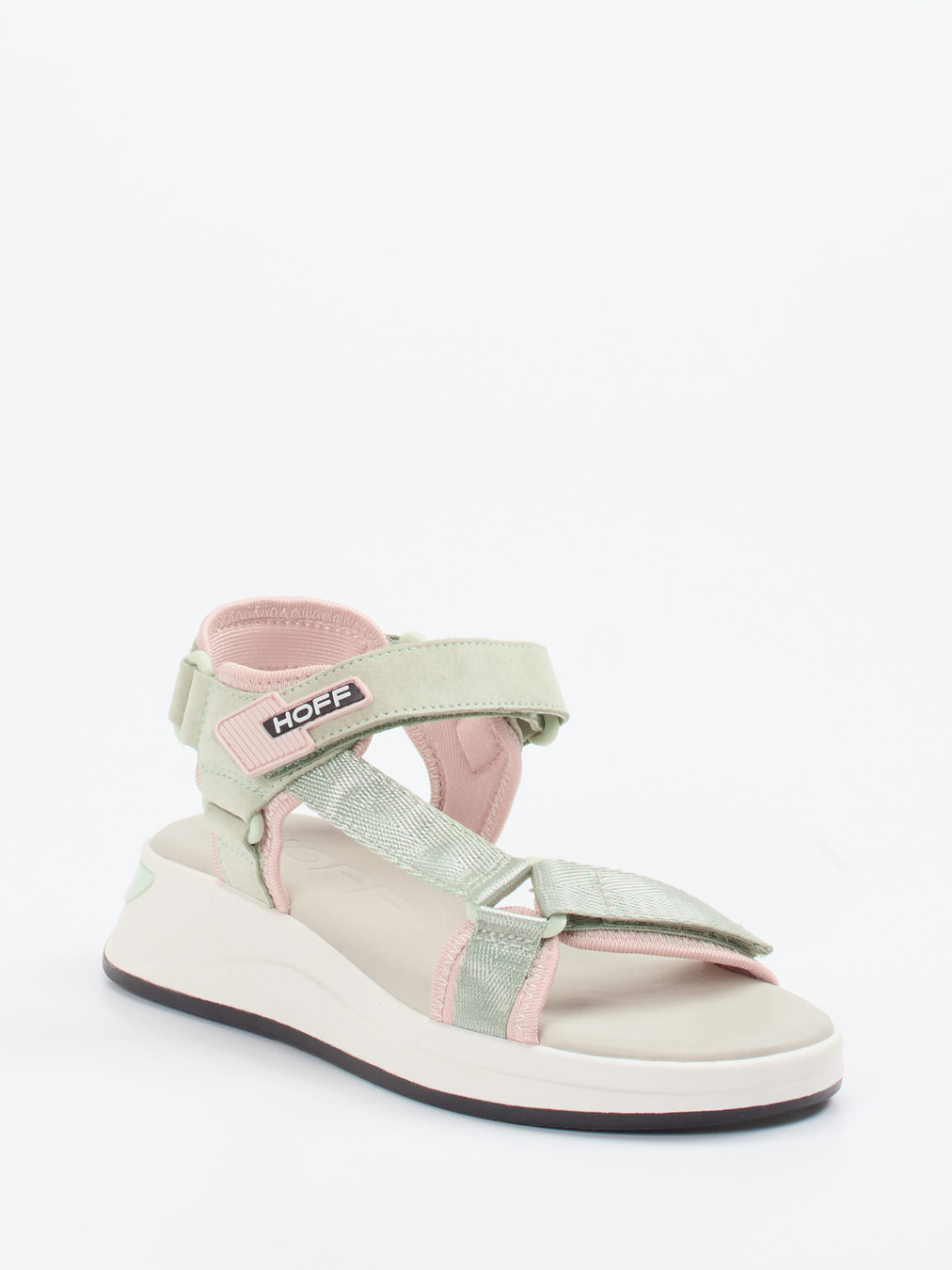 THE HOFF BRAND – Trekking-Sandalen aus Textil grün