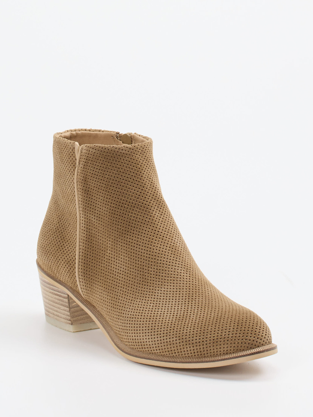 Ralph Harrison – Stiefelette aus Veloursleder sandfarben