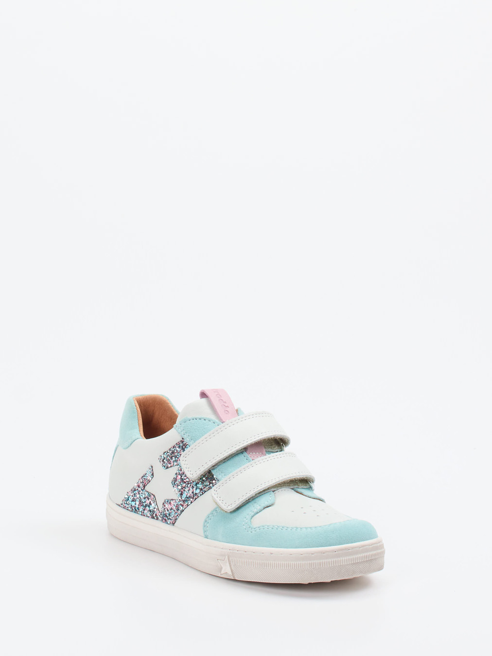 Froddo – Klett-Sneaker aus Veloursleder Offwhite