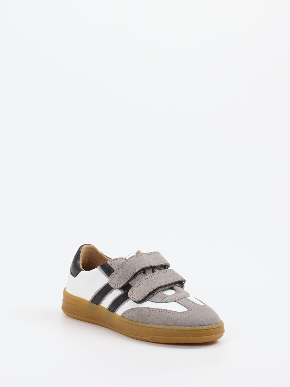 Froddo – Klett-Sneaker aus Veloursleder hellgrau