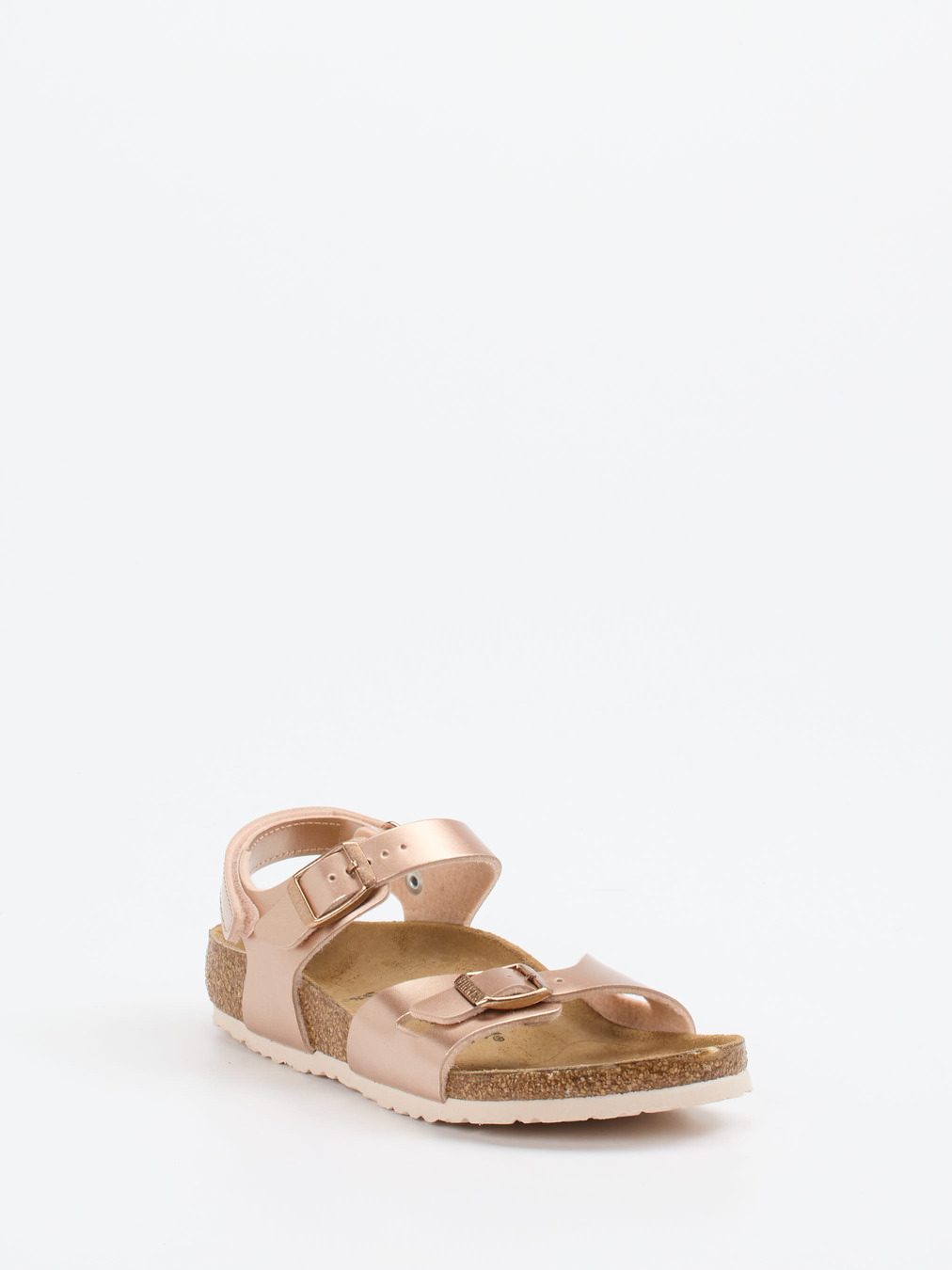 Birkenstock – Sandalen aus Synthetik in Roségold