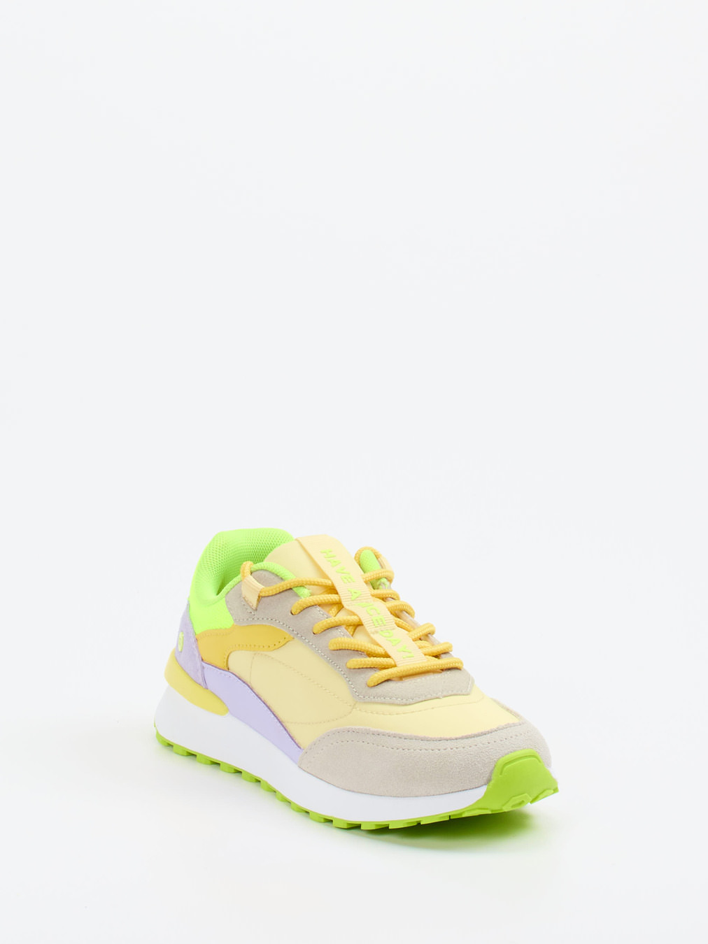Gioseppo – Sneaker aus Veloursleder in Gelb