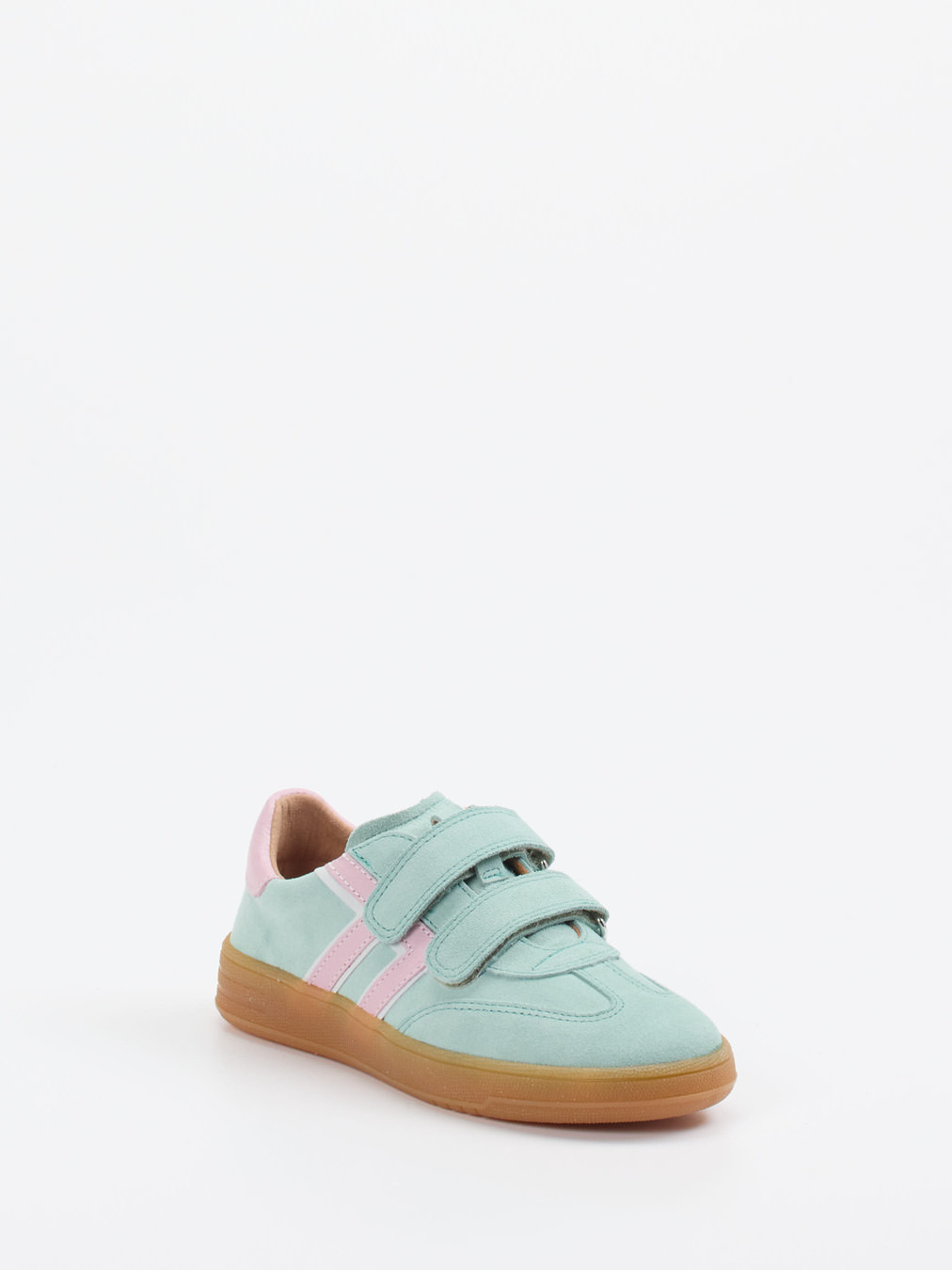 Froddo – Klett-Sneaker aus Veloursleder Mintgrün
