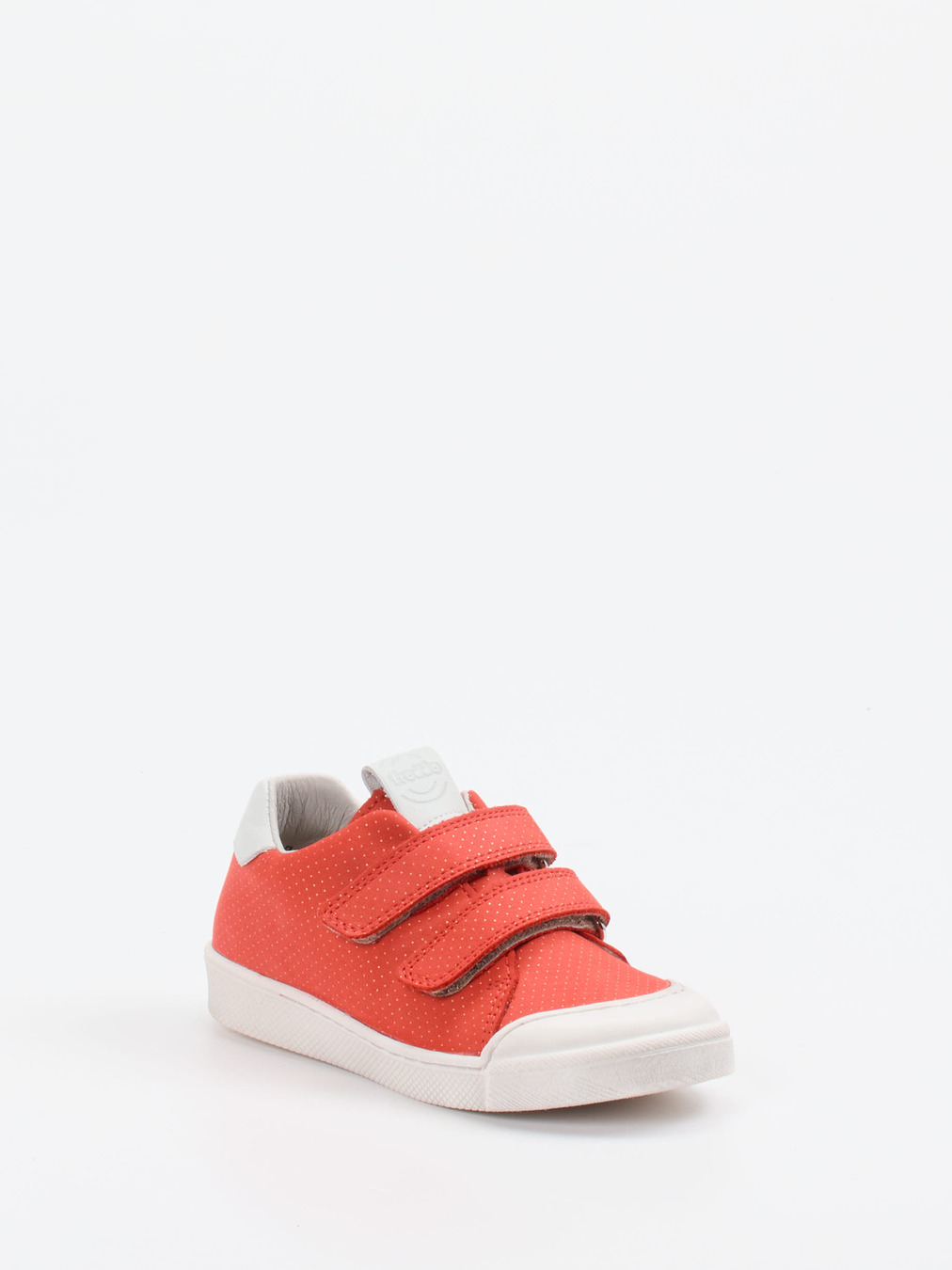 Froddo – Klett-Sneaker aus Kalbleder Korallrot