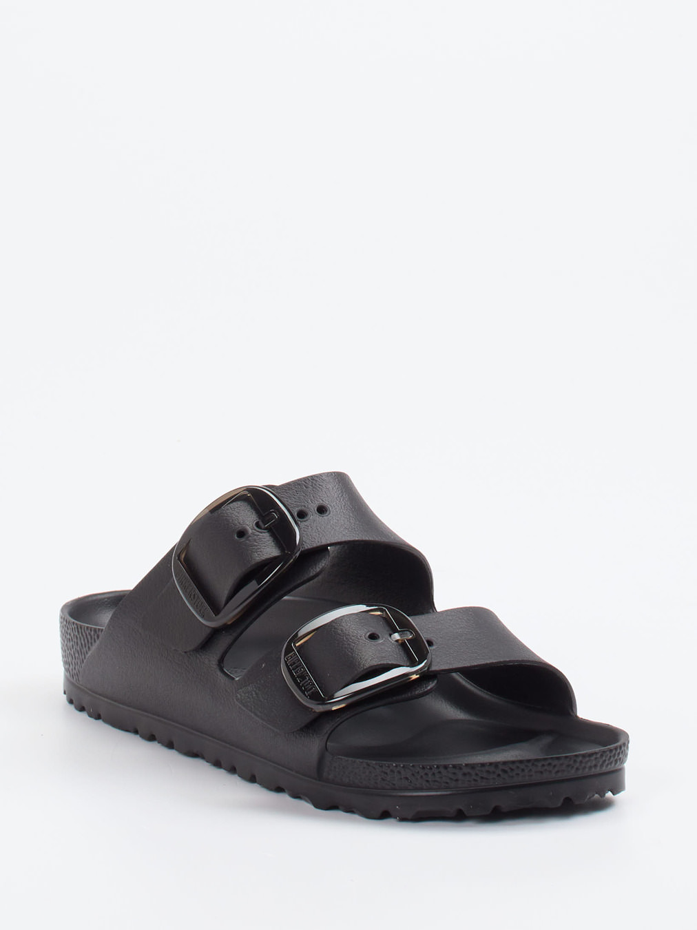 Birkenstock – Zweiriemer-Sandale aus Synthetik schwarz