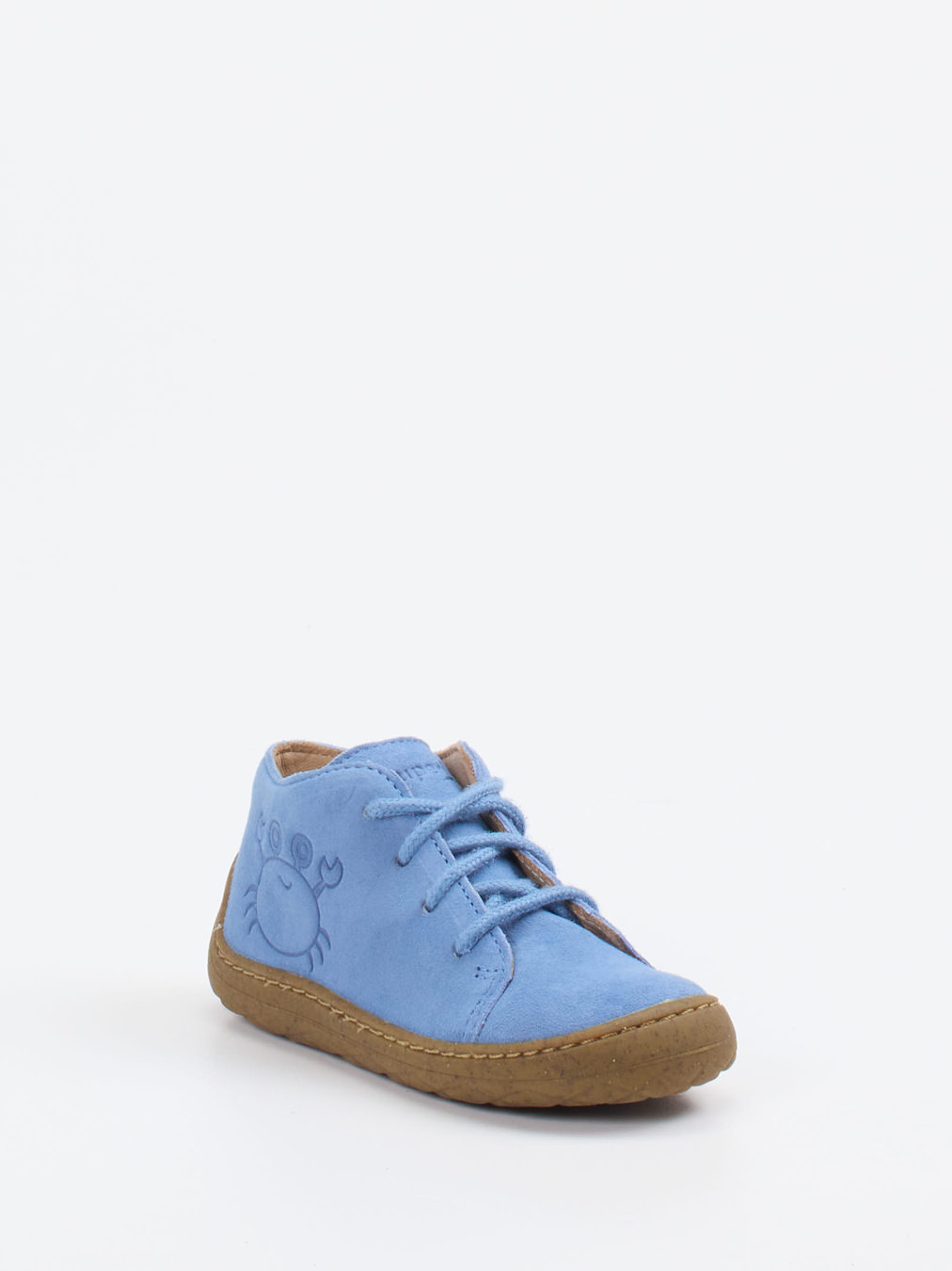 Superfit – Lauflernschuhe aus Veloursleder hellblau