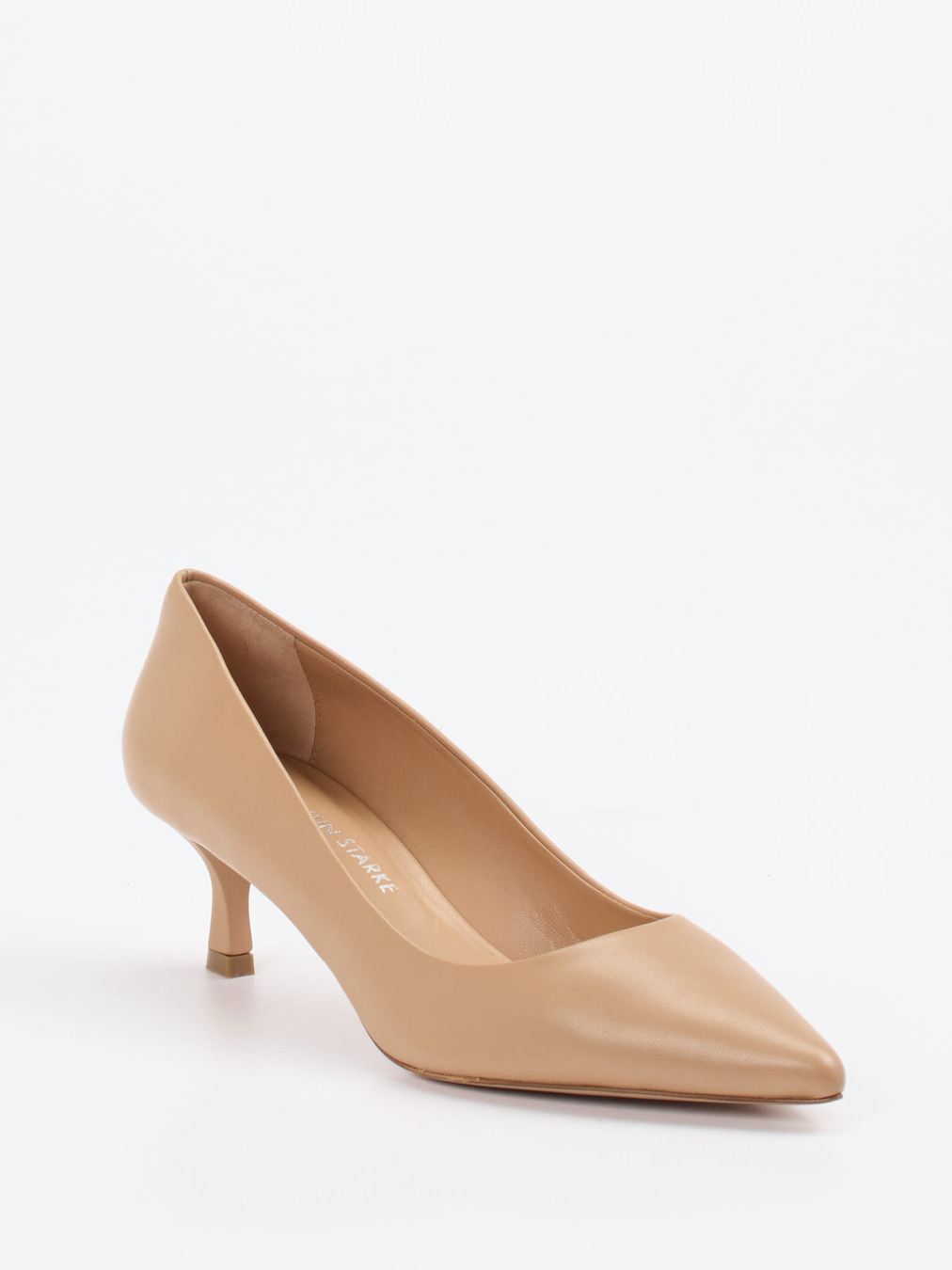 Konstantin Starke – Pumps aus Lackleder in Beige