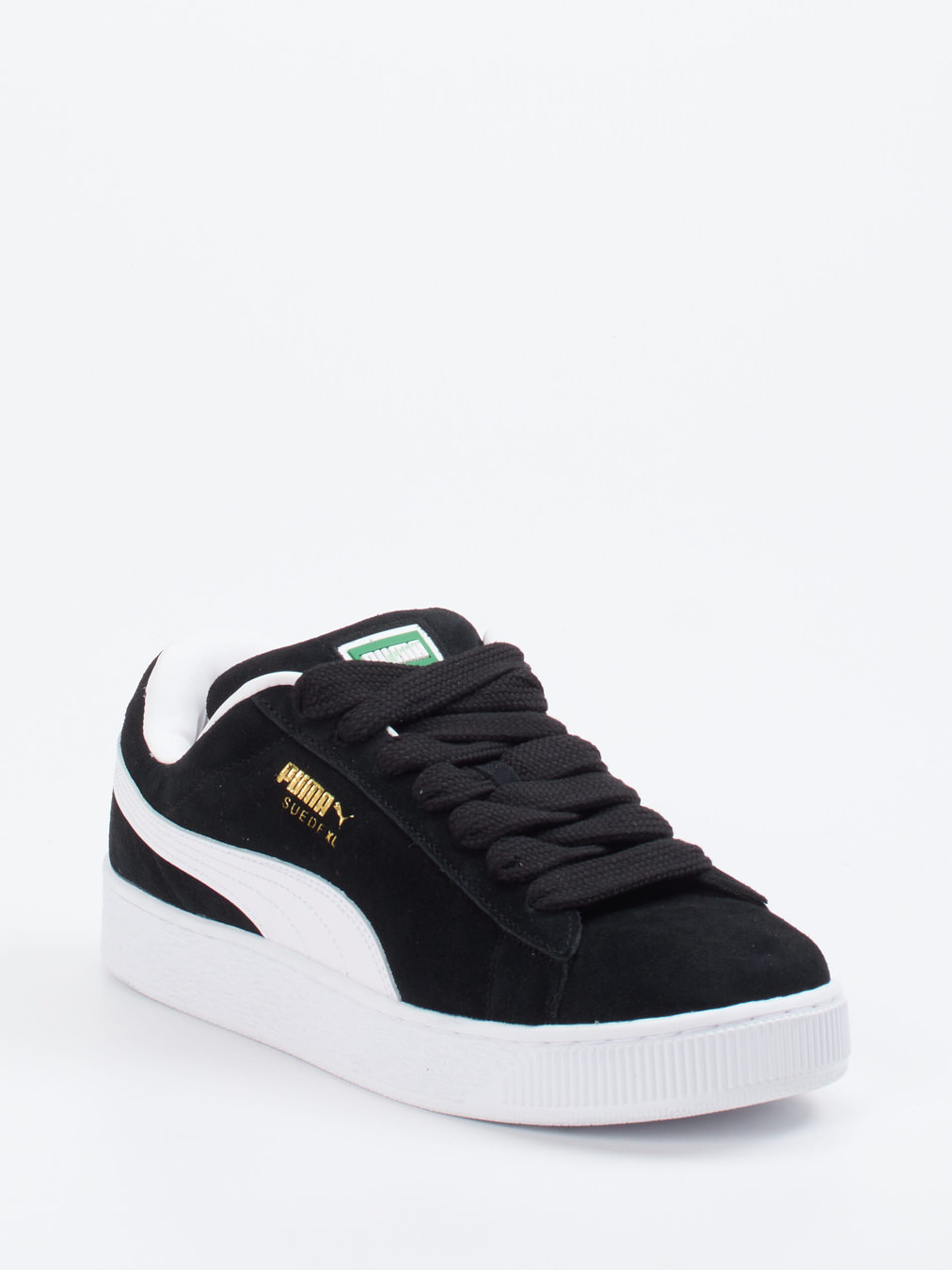 Puma – Sneaker aus Veloursleder Schwarz